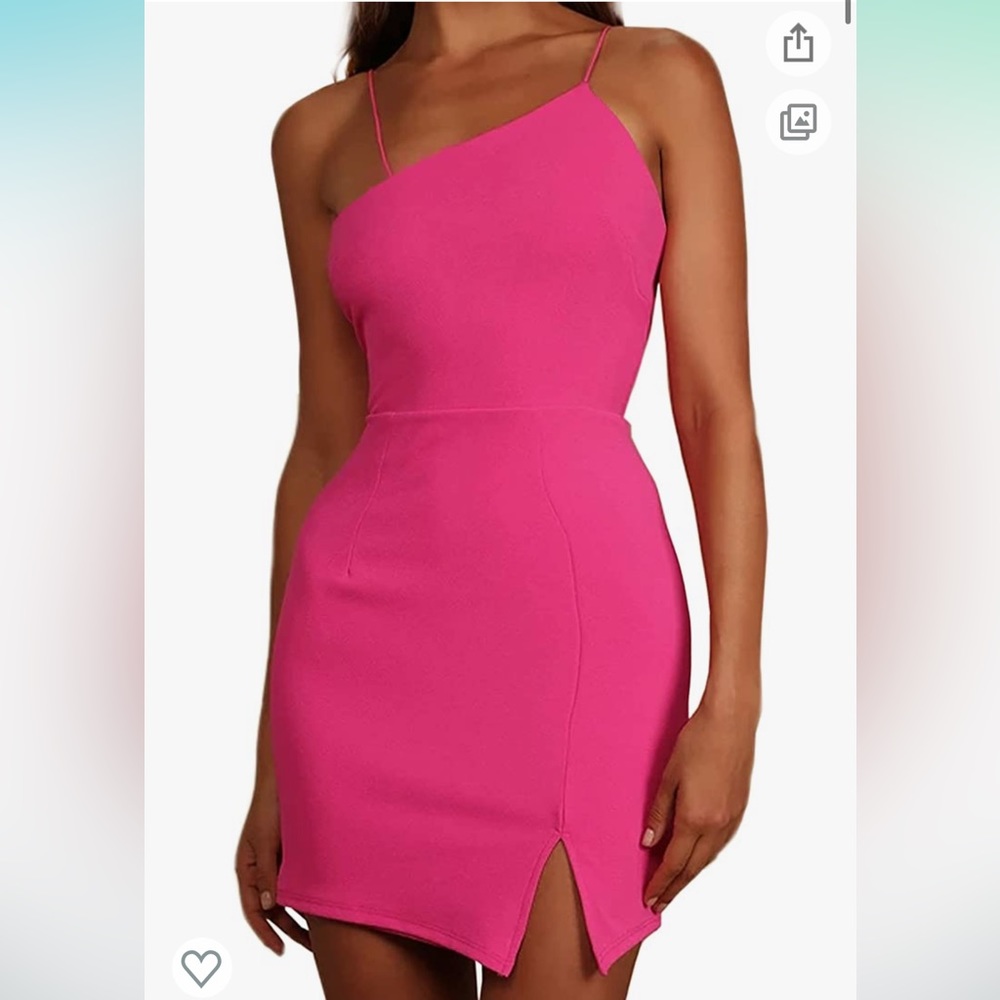 Asymmetric Bodycon Mini Dress